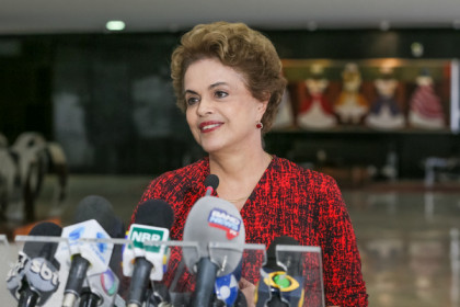 Brasília - DF, 16/03/2016. Presidenta Dilma Rousseff durante coletiva de imprensa. Foto: Roberto Stuckert Filho/PR