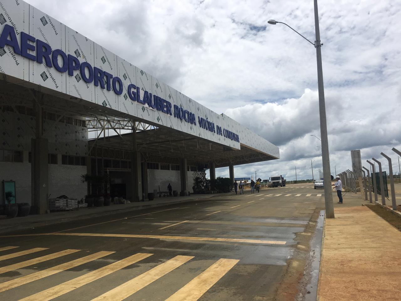 Aeroporto Glauber Rocha obras aceleradas para